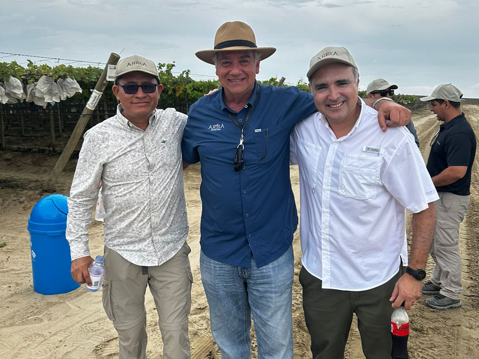 Pura Fruit General Manager with Karl and Arsenio Duarez