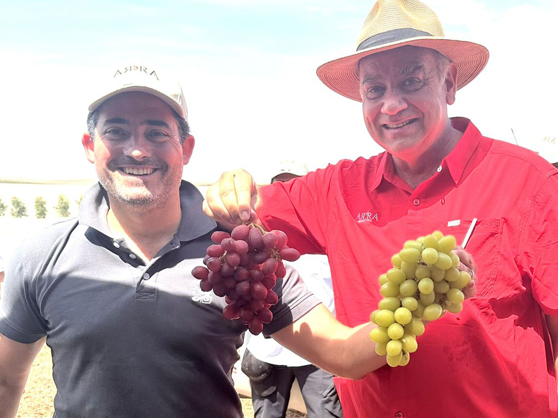 Eduardo Mazzini, Agricola Andrea (left), Karl Conrads (right)