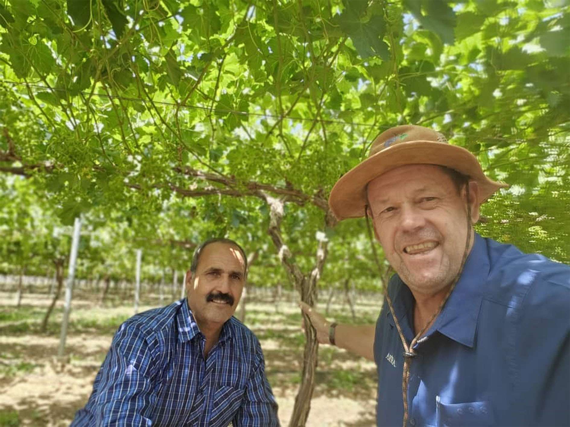 With Khalifa Smari, Farm & Production Manager, Elite Harvest Maroc