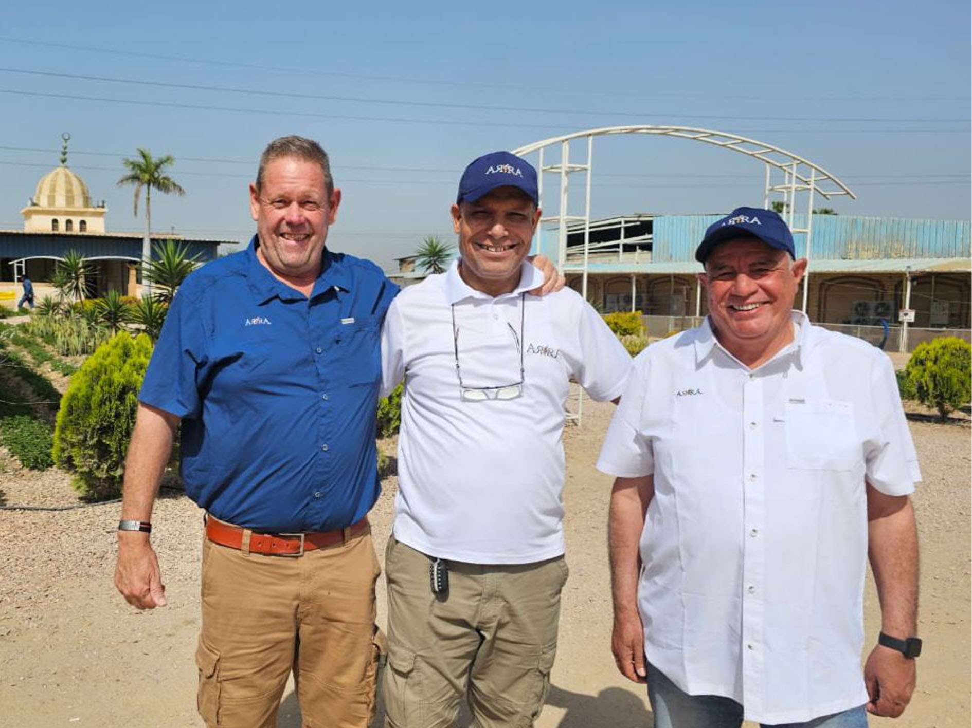 Dream Team: Andre Vermaak, Ali Shahata and Eng. Fayez Dowidar (From left to right)