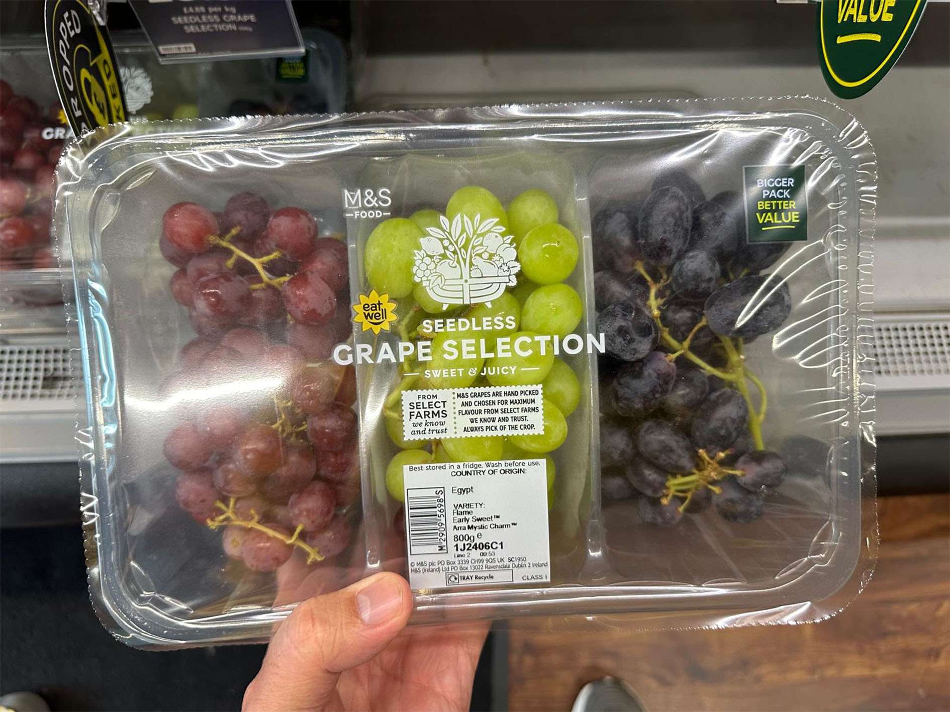 Early varieties from Egypt already sold in London M&S - Early Sweet™, Flame and ARRA Mystic Charm™