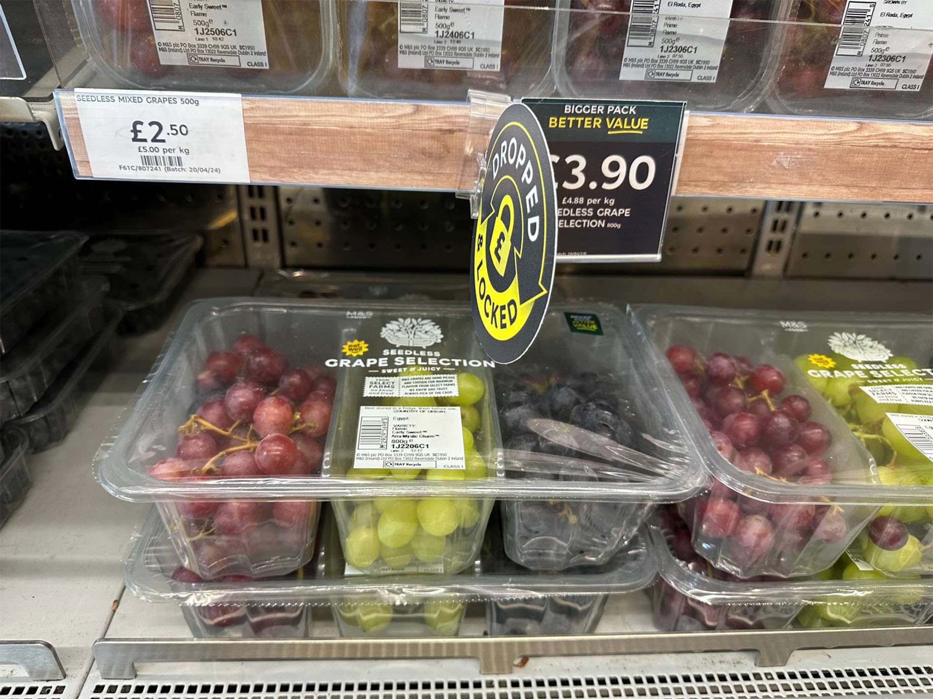 Early varieties from Egypt already sold in London M&S - Early Sweet™, Flame and ARRA Mystic Charm™